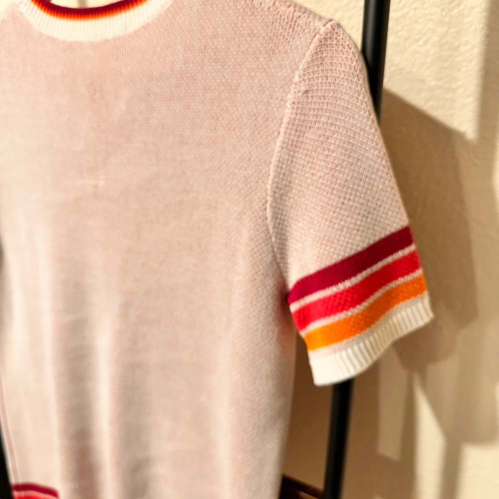 Trina Turk Orange and Pink Knit Top - Picture 6 of 10